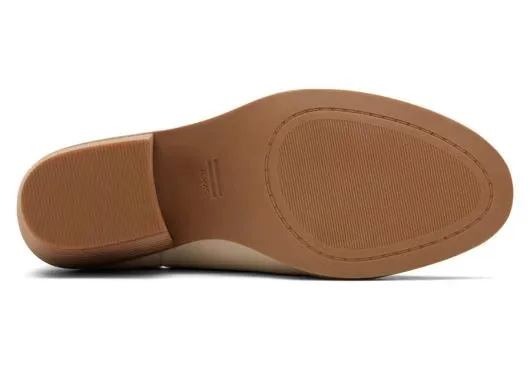 Women WomenEverly Beige Leather Cutout Heeled Boot Beige Leather TOMS Boots and Booties