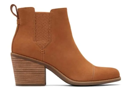 Women WomenEverly Tan Nubuck Heeled Boot Tan TOMS Boots and Booties