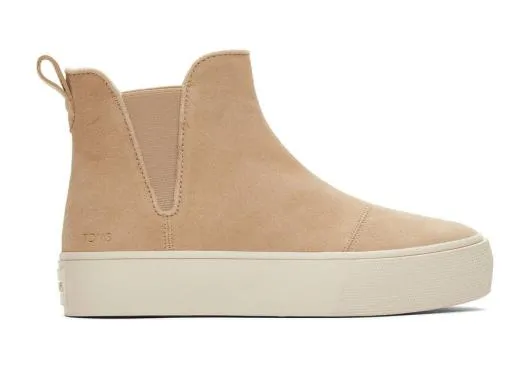 Women WomenFenix Platform Chelsea Oatmeal Suede Sneaker Oatmeal TOMS Platforms Women WomenFenix Platform Chelsea Oatmeal Suede Sneaker Oatmeal TOMS Platforms