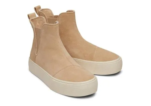 Women WomenFenix Platform Chelsea Oatmeal Suede Sneaker Oatmeal TOMS Platforms