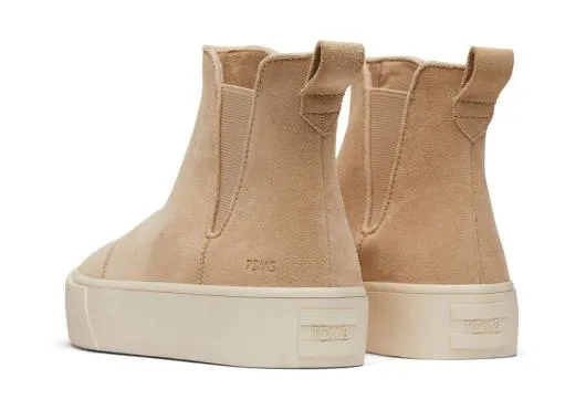 Women WomenFenix Platform Chelsea Oatmeal Suede Sneaker Oatmeal TOMS Platforms