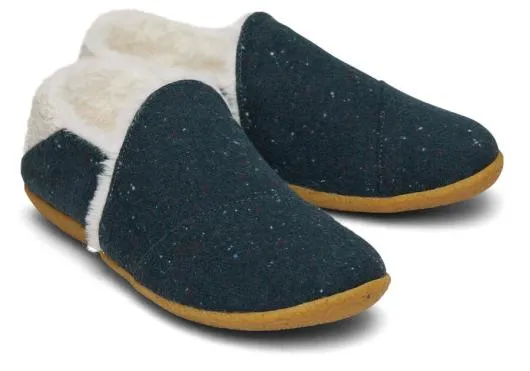 Women WomenIndia Green Faux Fur Slipper Forest Green TOMS Exclusives
