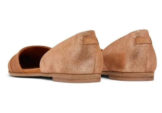 Women WomenJutti D039Orsay Tan Leather Flat Tan Leather TOMS Dress Casual