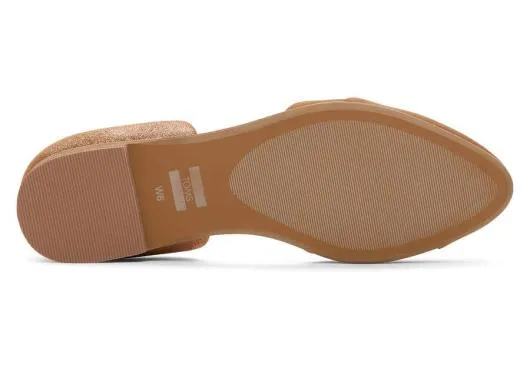 Women WomenJutti D039Orsay Tan Leather Flat Tan Leather TOMS Dress Casual