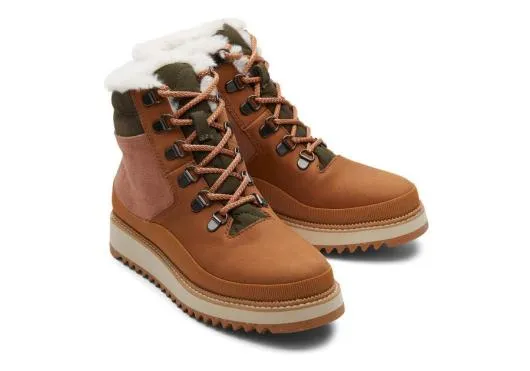 Women WomenMojave Tan Water Resistant Leather Boot Water Resistant Tan TOMS Boots and Booties