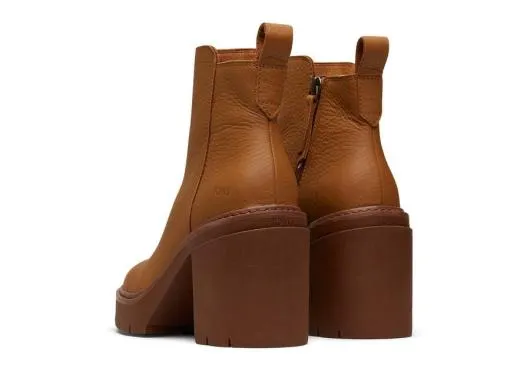 Women WomenRya Tan Leather Heeled Boot Tan TOMS Boots and Booties