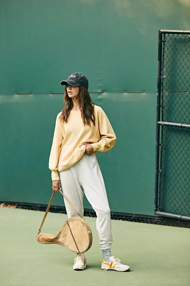 Women Workout Tops Free People Better Days Sweat Morning Sun