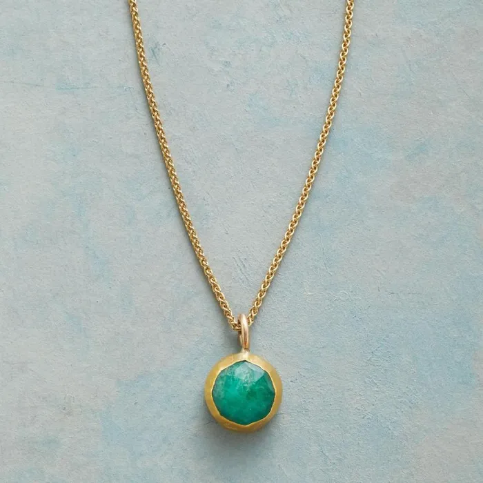 Women Wrapped Emerald Necklace Sundance Catalog Necklaces