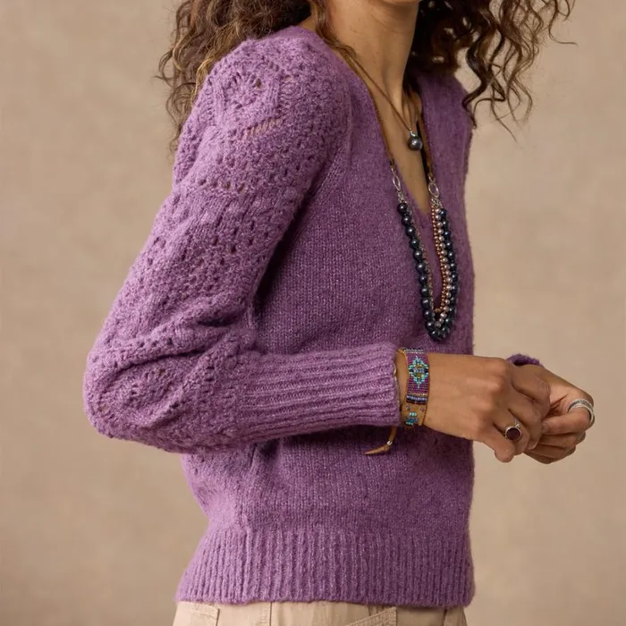Women Yessica Sweater Wisteria Sundance Catalog Sweaters Women Yessica Sweater Wisteria Sundance Catalog Sweaters