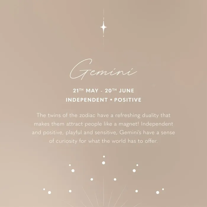 Women Zodiac Collection Katie Loxton Waterproof Gold Zodiac 039Gemini039 Necklace 8211 Gemini Gift