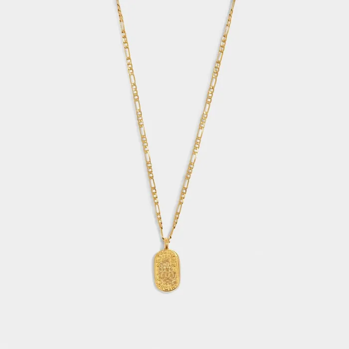 Women Zodiac Collection Katie Loxton Waterproof Gold Zodiac 039Gemini039 Necklace 8211 Gemini Gift