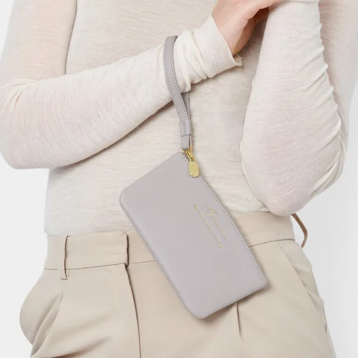 Women Zodiac Collection Katie Loxton Zodiac Wristlet Pouch 039Aquarius039 In Luna Grey 8211 Clutch Bag Women Zodiac Collection Katie Loxton Zodiac Wristlet Pouch 039Aquarius039 In Luna Grey 8211 Clutch Bag