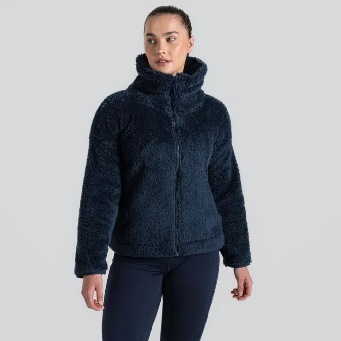 Womens Full Zip Fleece Craghoppers Bronagh Full Zip Fleece Blue Navy