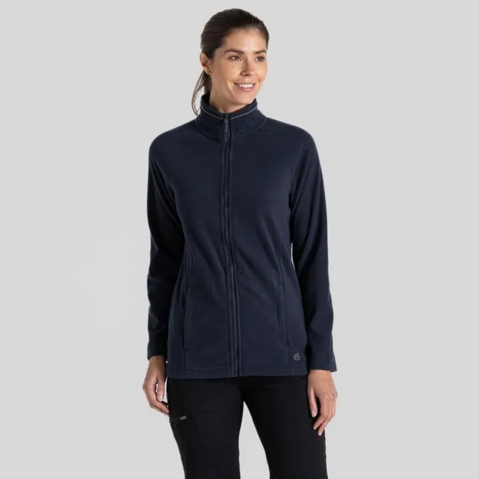 Womens Full Zip Fleece Craghoppers Expert Miska 200 Fleece Jacket Dark Navy