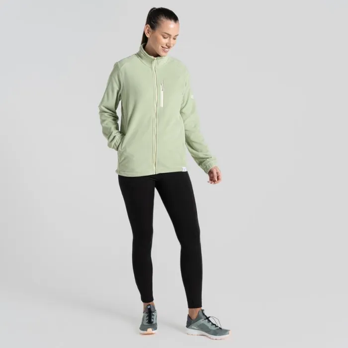 Womens Full Zip Fleece Craghoppers Miska Plus II Jacket Bud Green Womens Full Zip Fleece Craghoppers Miska Plus II Jacket Bud Green