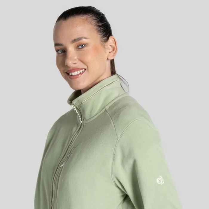 Womens Full Zip Fleece Craghoppers Miska Plus II Jacket Bud Green Womens Full Zip Fleece Craghoppers Miska Plus II Jacket Bud Green