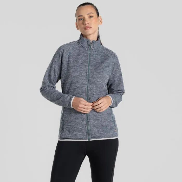 Womens Full Zip Fleece Craghoppers Tarvos Full Zip Fleece Storm Grey Marl