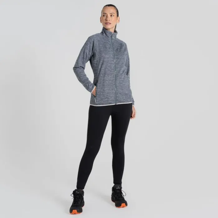 Womens Full Zip Fleece Craghoppers Tarvos Full Zip Fleece Storm Grey Marl