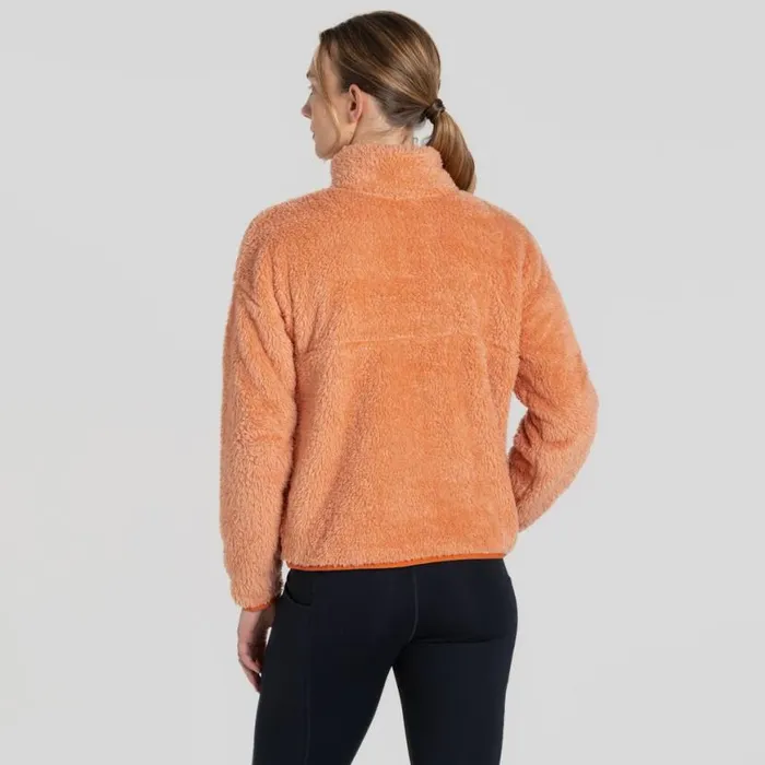 Womens Half Zip Fleece Craghoppers Bron Half Zip Fleece Clay