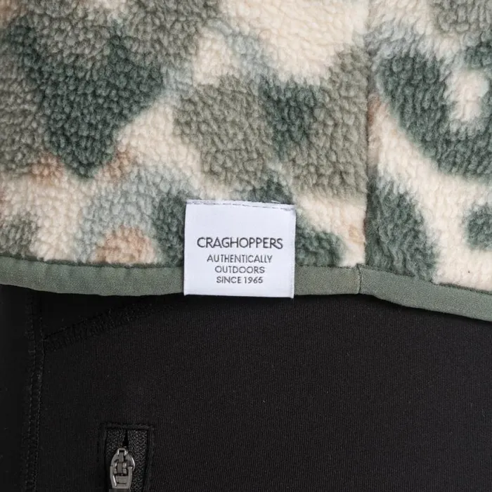 Womens Half Zip Fleece Craghoppers Eabha Overhead Frosted Pine Print Womens Half Zip Fleece Craghoppers Eabha Overhead Frosted Pine Print