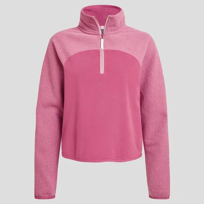 Womens Half Zip Fleece Craghoppers Selina Half Zip Fleece Dusky Hibiscus
