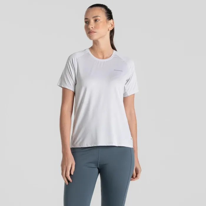 Womens Short Sleeve Craghoppers Ellie Short Sleeved TShirt Lunar Grey