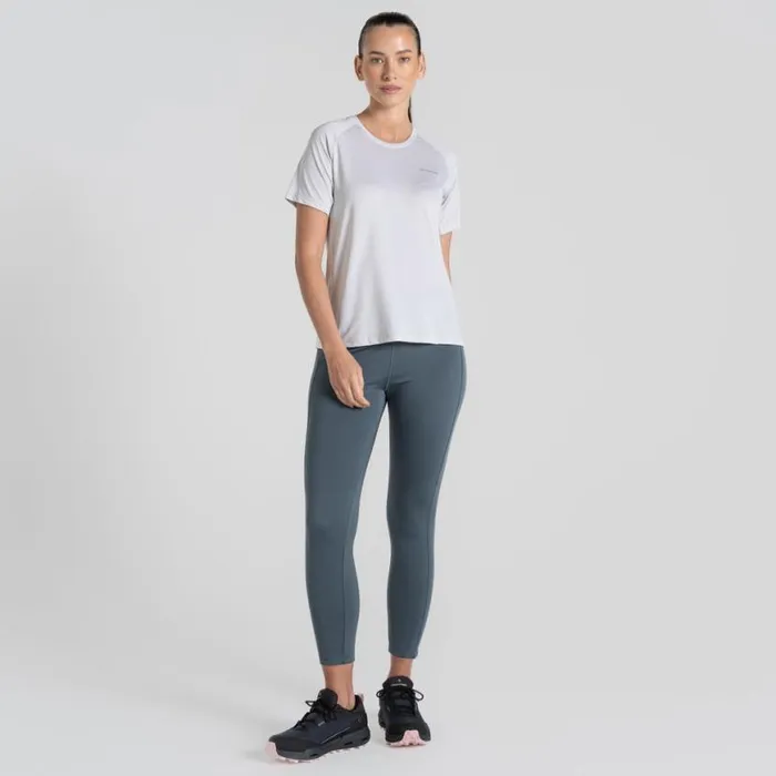 Womens Short Sleeve Craghoppers Ellie Short Sleeved TShirt Lunar Grey