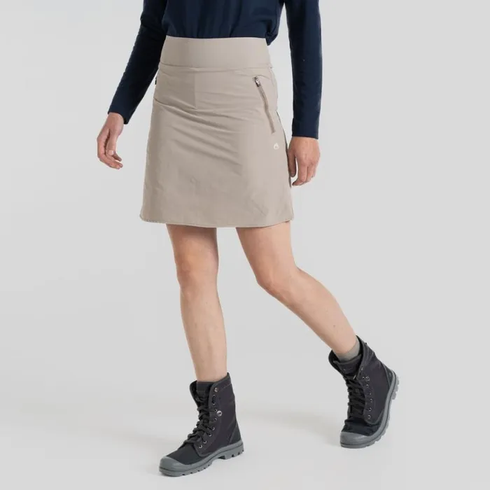 Womens Skirts and Dresses Craghoppers Nosilife Pro Skort II Soft Mushroom