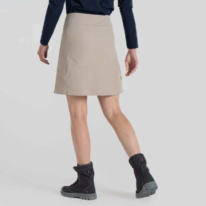 Womens Skirts and Dresses Craghoppers Nosilife Pro Skort II Soft Mushroom Womens Skirts and Dresses Craghoppers Nosilife Pro Skort II Soft Mushroom