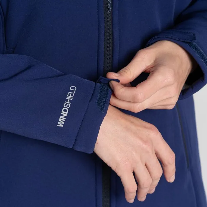 Womens Softshell Jackets Craghoppers Gwen Hooded Jacket Indigo Blue Womens Softshell Jackets Craghoppers Gwen Hooded Jacket Indigo Blue