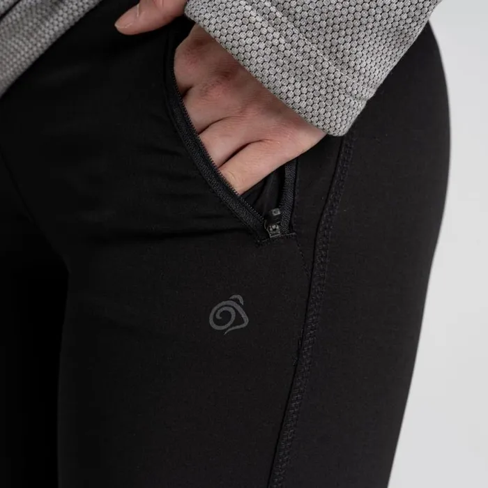 Womens Walking Trousers Craghoppers Expedition Leggings Black Womens Walking Trousers Craghoppers Expedition Leggings Black