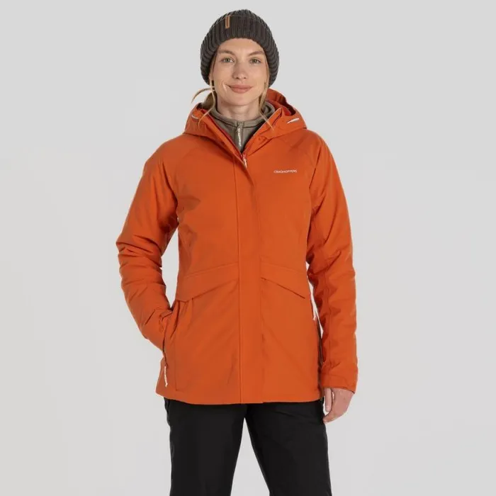 Womens Waterproof Jackets Craghoppers Caldbeck Thermic Jacket Spice