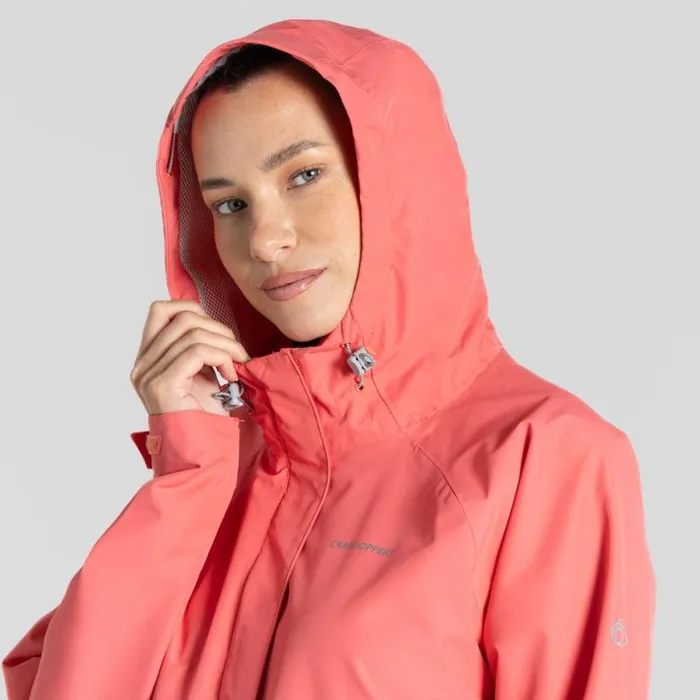 Womens Waterproof Jackets Craghoppers Ossus Waterproof Jacket Deep Coral Womens Waterproof Jackets Craghoppers Ossus Waterproof Jacket Deep Coral