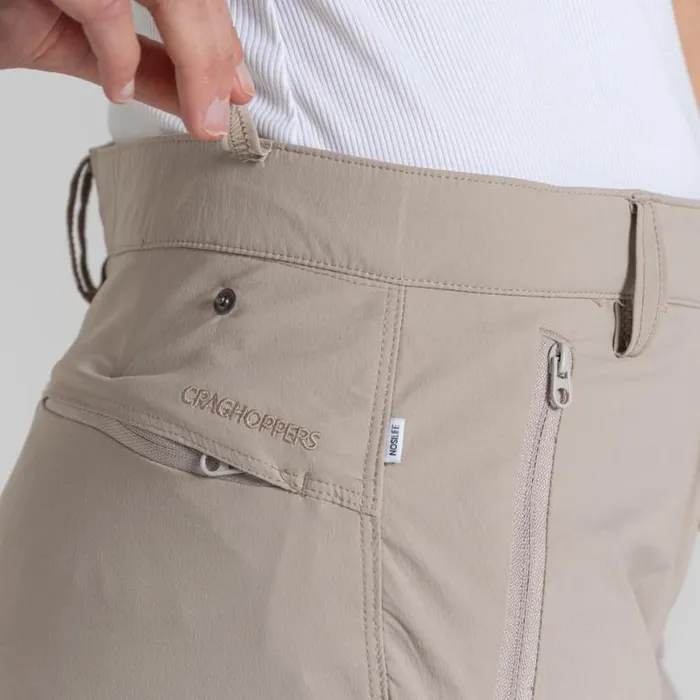 Womens Zip Off Trousers Craghoppers NosiLife Pro Convertible Trouser III Soft Mushroom Womens Zip Off Trousers Craghoppers NosiLife Pro Convertible Trouser III Soft Mushroom