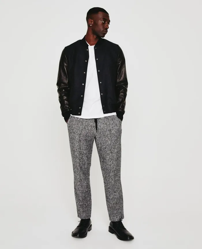 Wyatt Sweatpant Ikat Wool Heather Grey Multi Men AG Jeans Sweatpants