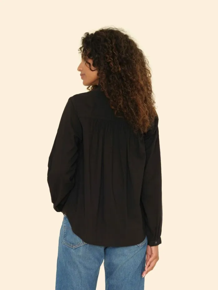Xirena Black Caspian Top Women Tops