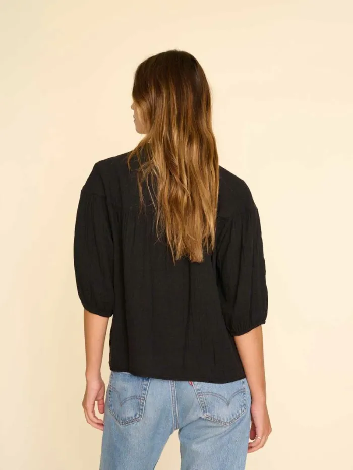 Xirena Black Clem Top Women Tops