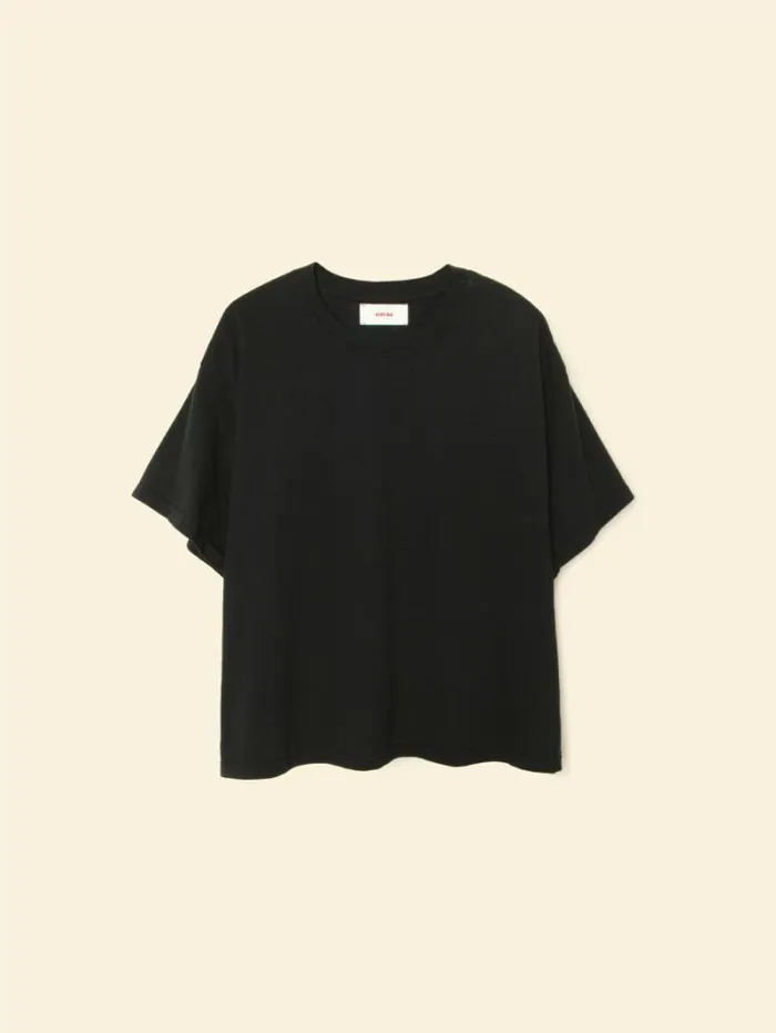 Xirena Black Palmer Tee Women Sweats and Tees