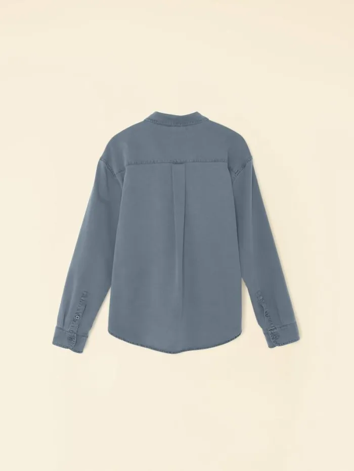 Xirena Blue Storm Asher Twill Shirt Women Shirts