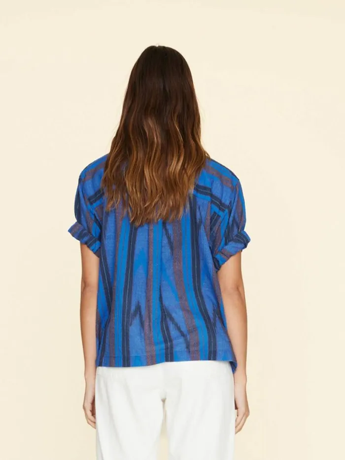 Xirena Electric Blue Avery Top Women Tops