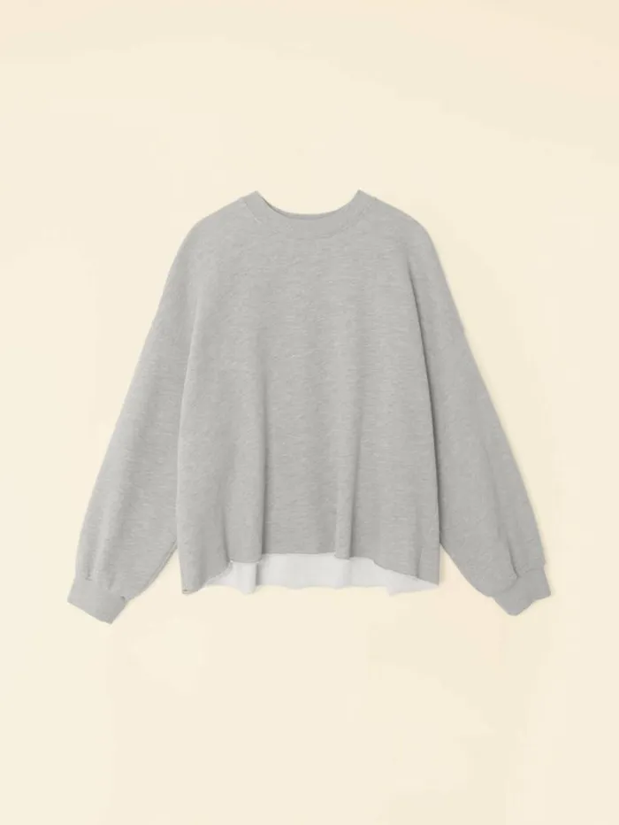 Xirena Heather Grey Honor Sweatshirt Women Sweats and Tees