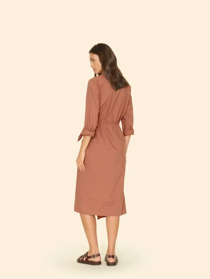 Xirena Latte Brown Mccallister Dress Women Dresses