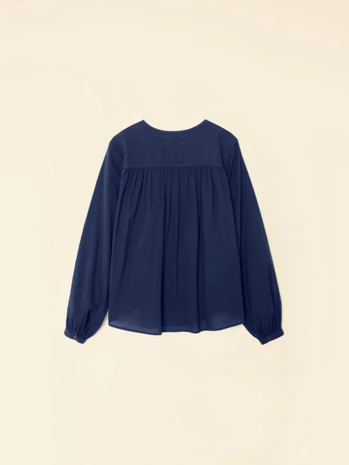 Xirena Navy Hennessy Top Women Tops