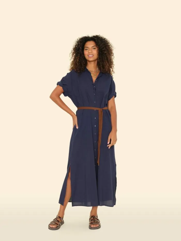Xirena Navy Linnet Dress Women Dresses