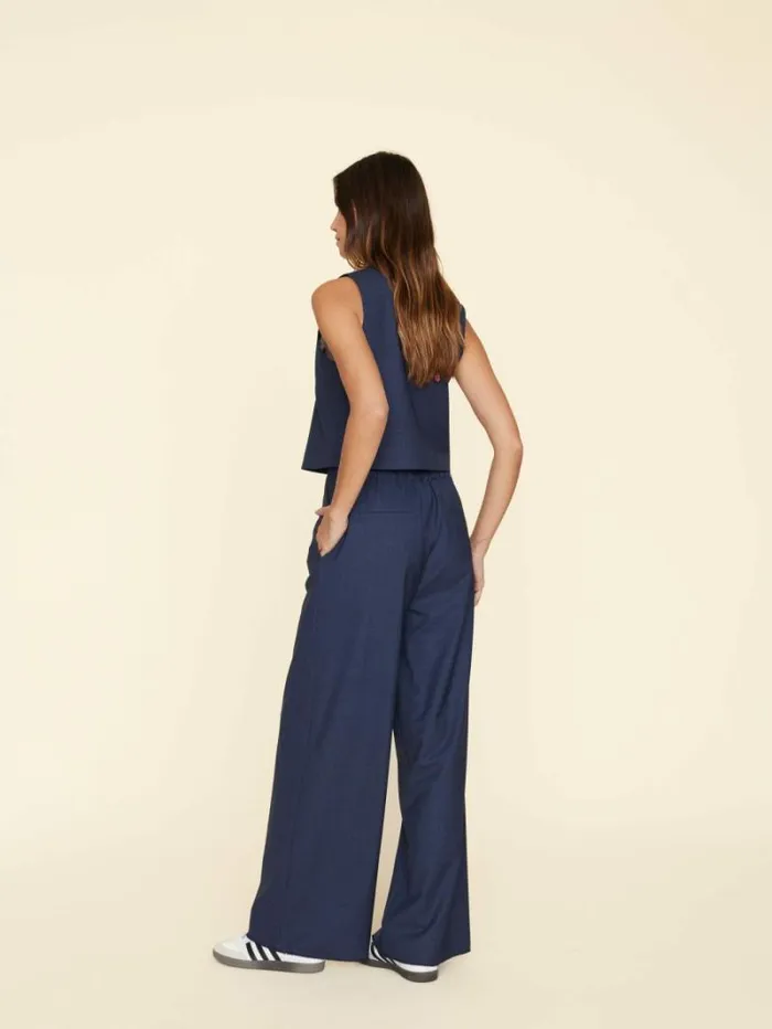 Xirena Navy Melange Portlyn Pant Women Pants and Jumpsuits