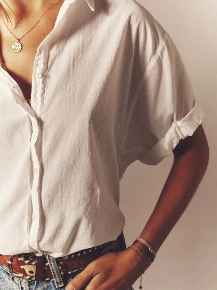 Xirena White Channing Shirt Women Shirts