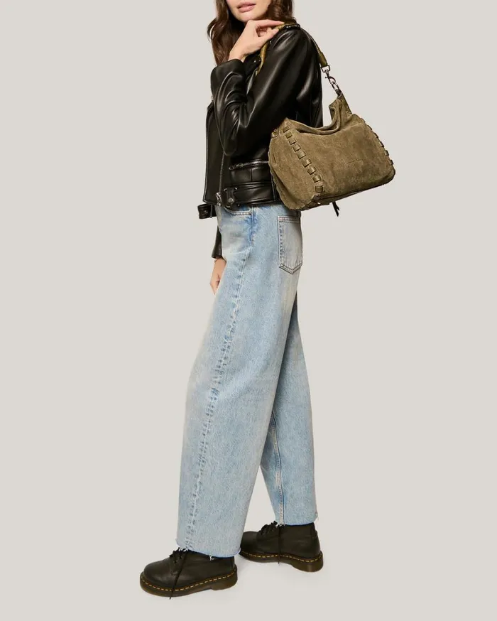 Zen Hobo Kelp Suede Women Aimee Kestenberg Hobos