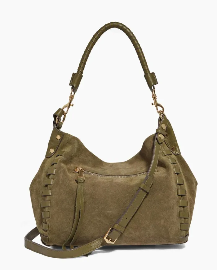 Zen Hobo Kelp Suede Women Aimee Kestenberg Hobos