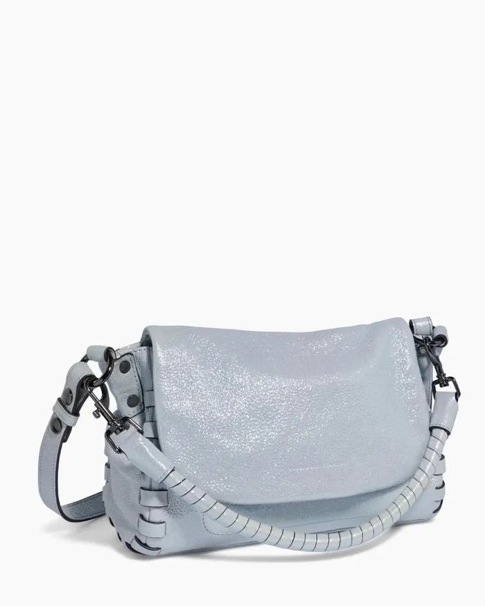 Zen Novelty Convertible Crossbody Mystic Metallic Blue Women Aimee Kestenberg Crossbody Bags